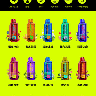 钥石 KEYSTONE 25000口透明油倉 可買空倉 專彈專機套裝 買煙彈送主機